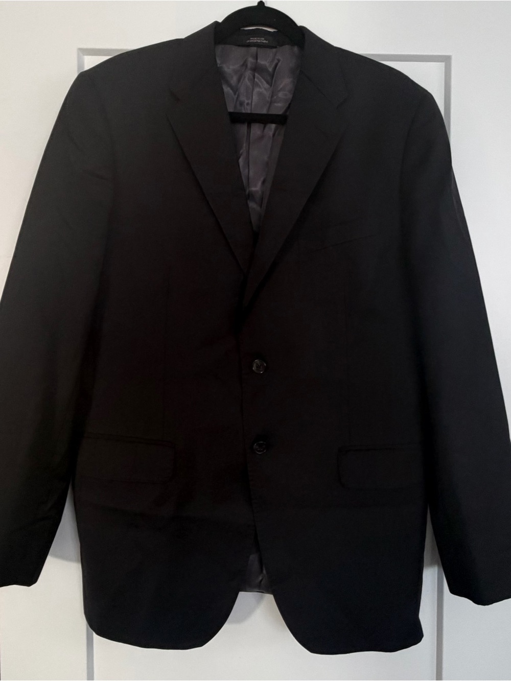 Ermenegildo Zegna Men's Black Two-Button Suit Jacket